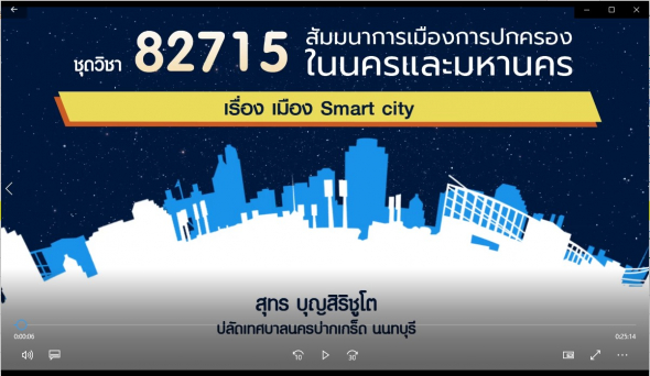 82715 โมดูล 6 เมื่อง Smart city