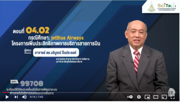 99708 โมดูล 4 ตอนที่ 4.2 กรณีศึกษา: jetBlue Airways โครงการเพิ่มประสิทธิภาพการบริการสายการบิน