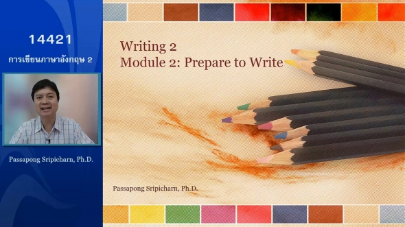 14421 Module 2 : Prepare to Write