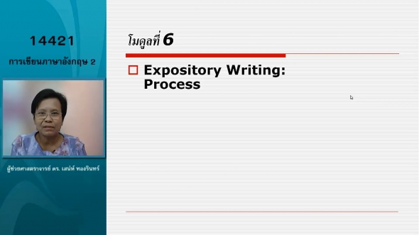 14421 Module 6 Expository Writing Process
