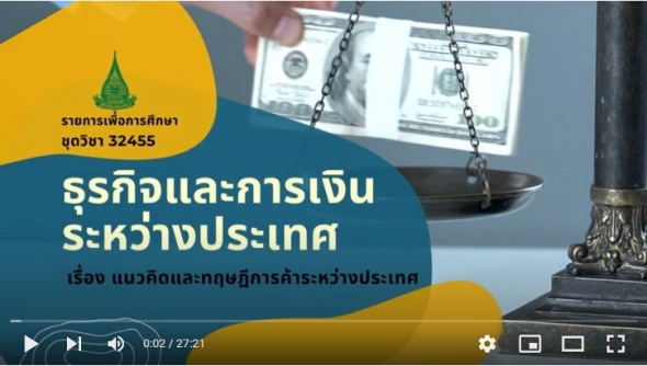 32455 ธุรกิจและการเงินระหว่างประเทศ  หน่วยที่ 3 นโยบายและมาตรการการค้าระหว่างประเทศ