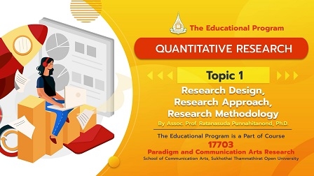 17703 Module 1 Topic 1  Research Design: Research Approach and Methodology