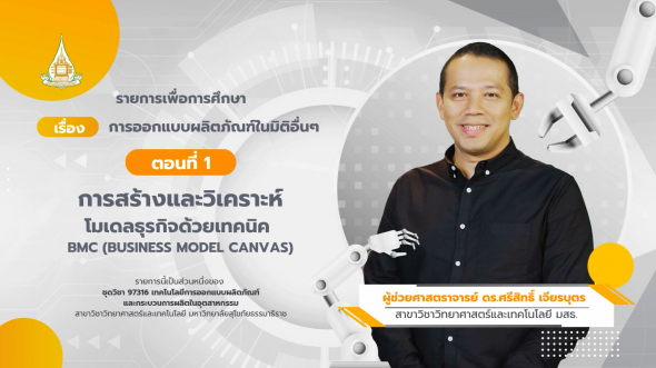 97316 รายการที่ 6 ตอนที่ 1 การสร้างและวิเคราะห์โมเดลธุรกิจด้วยเทคนิค BMC ฯ