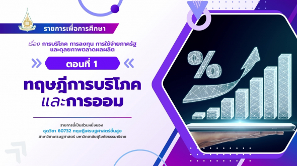 60732  รายการที่ 4 ตอนที่ 1 ทฤษฎีการบริโภคและการออม