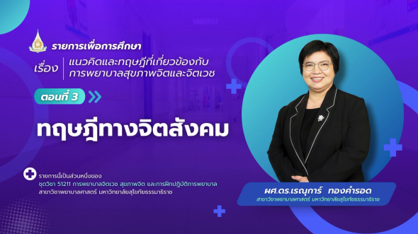 51211  รายการที่ 2 ตอนที่ 3 ทฤษฎีทางจิตสังคม